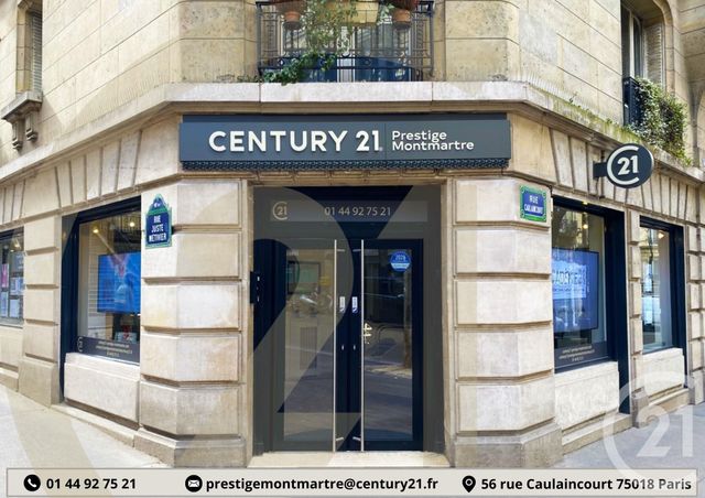 Appartement T1 à vendre - 1 pièce - 28.77 m2 - PARIS - 75018 - ILE-DE-FRANCE - Century 21 Prestige Montmartre