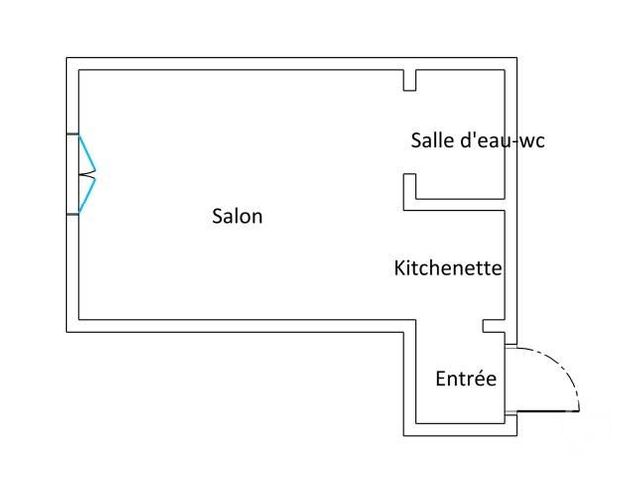 Appartement F1 à vendre - 1 pièce - 13.39 m2 - PARIS - 75018 - ILE-DE-FRANCE - Century 21 Prestige Montmartre