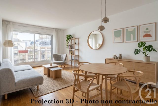 Appartement à vendre - 2 pièces - 46.93 m2 - PARIS - 75018 - ILE-DE-FRANCE - Century 21 Prestige Montmartre